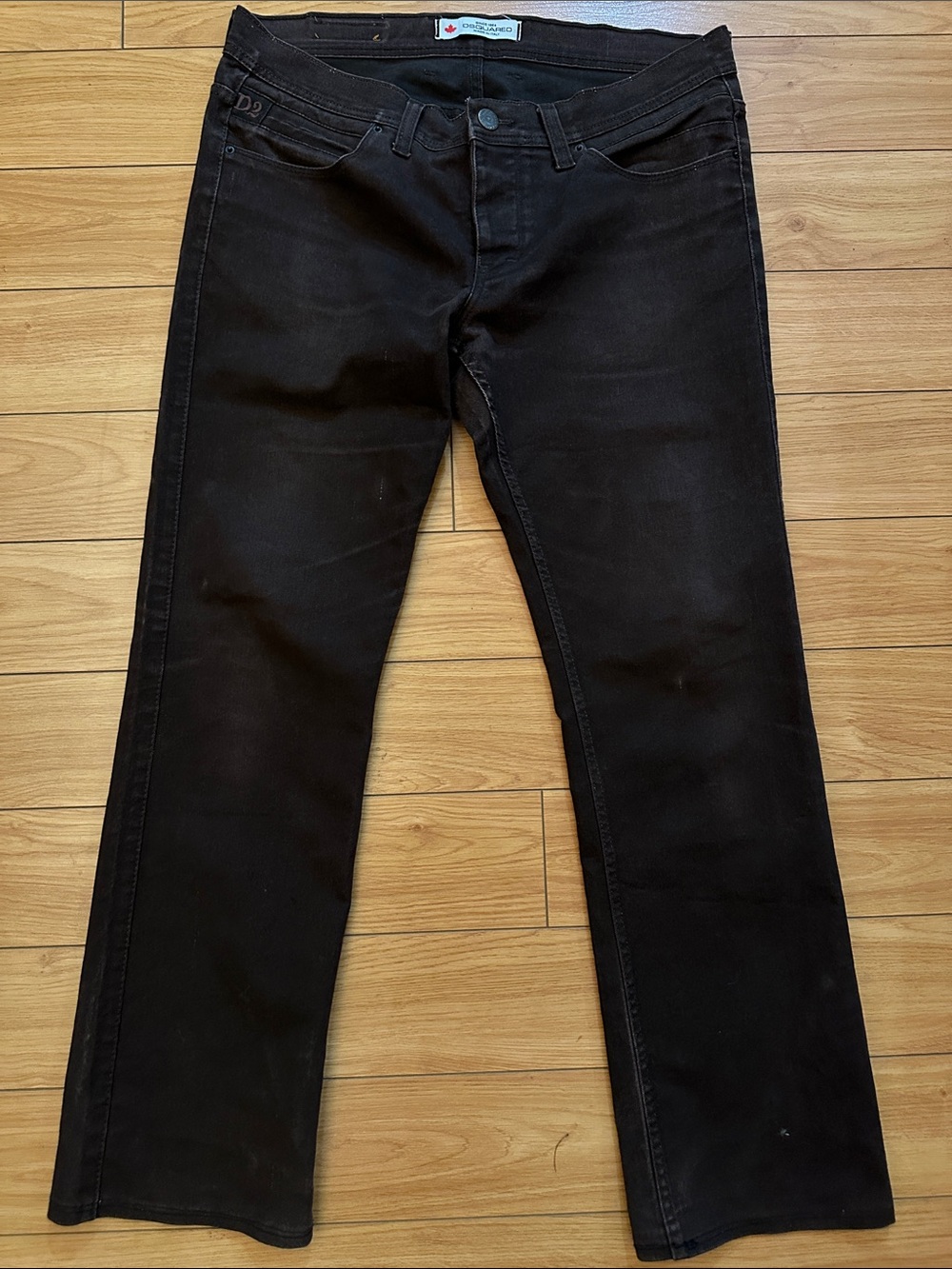 DSQUARED2 Men's Straight Black Jeans